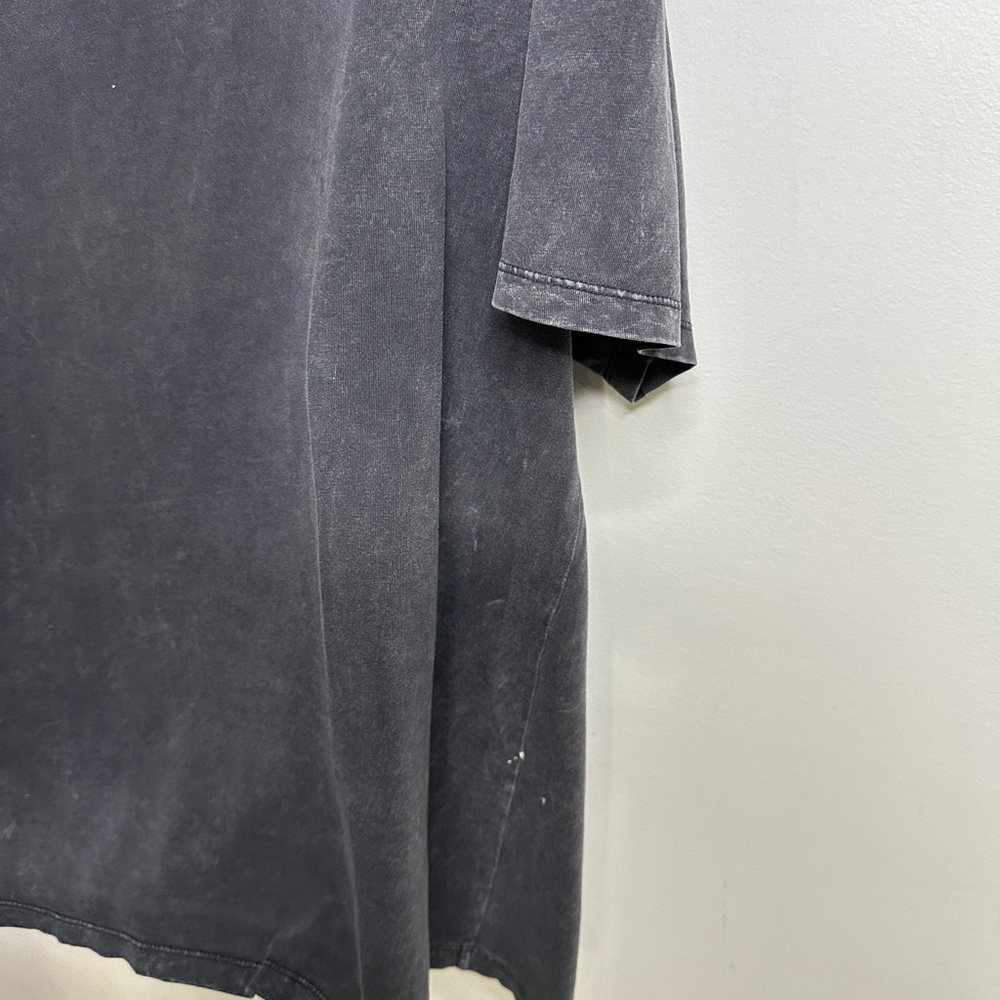 White Fox - Vintage Inspired American Grey Distressed Top Small 💛 - Picture 13 of 14